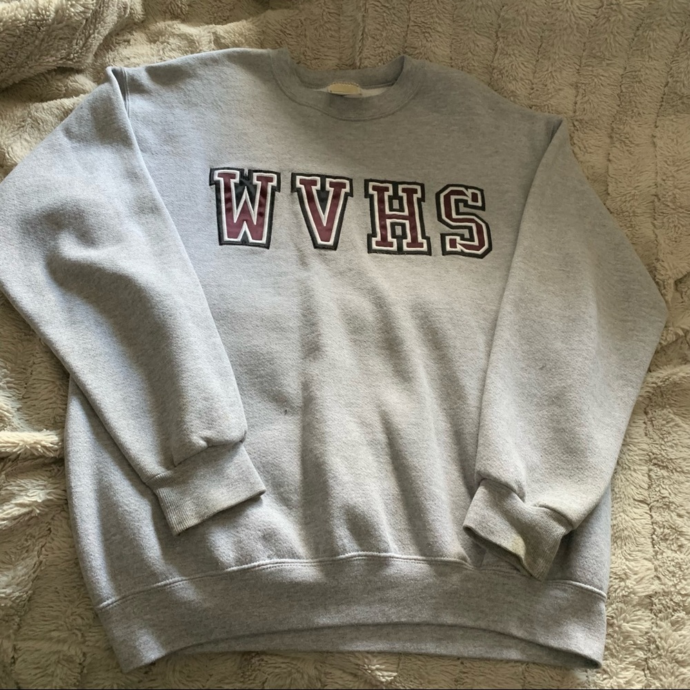College Crew Neck Sweater